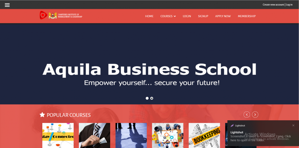 aquila business school